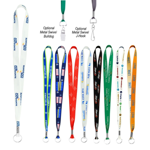 Photo of Full Color Imprint Smooth Dye Sublimation Lanyard   3/4"