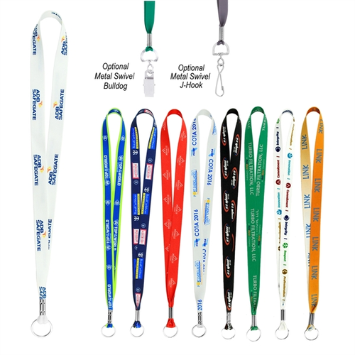 Main photo of Full Color Imprint Smooth Dye Sublimation Lanyard   3/4"