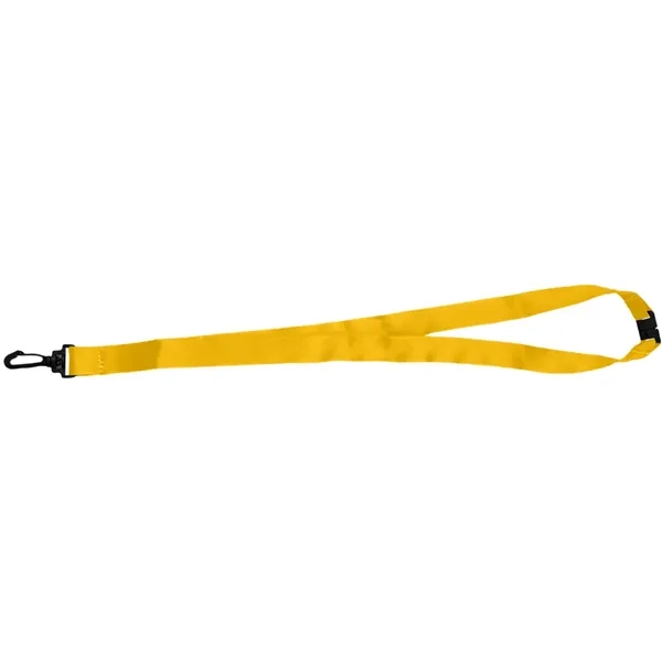 Gold color option for 0.75" Dye Sublimation Lanyards With Safety Breakaway