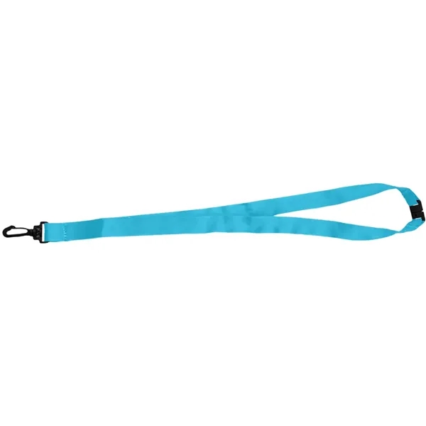 Light Blue color option for 0.75" Dye Sublimation Lanyards With Safety Breakaway