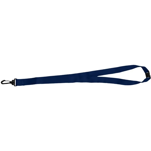 Navy Blue color option for 0.75" Dye Sublimation Lanyards With Safety Breakaway