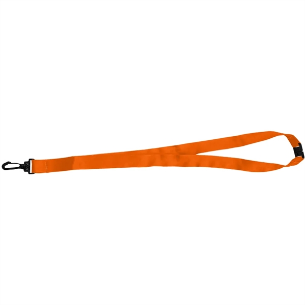 Orange color option for 0.75" Dye Sublimation Lanyards With Safety Breakaway