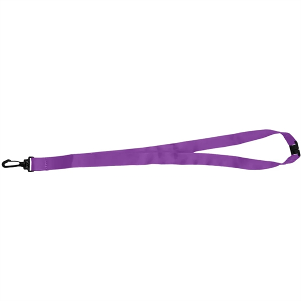 Purple color option for 0.75" Dye Sublimation Lanyards With Safety Breakaway