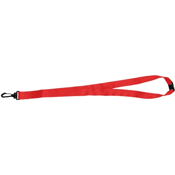 Red color option for 0.75" Dye Sublimation Lanyards With Safety Breakaway