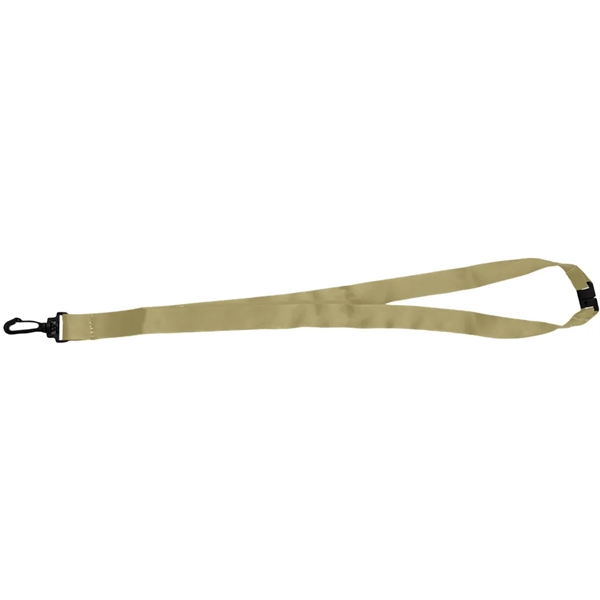 Tan color option for 0.75" Dye Sublimation Lanyards With Safety Breakaway