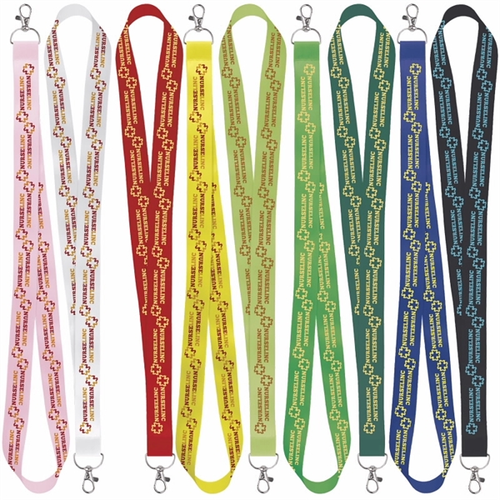 Main photo of 1" Satin Screen Print Lanyard