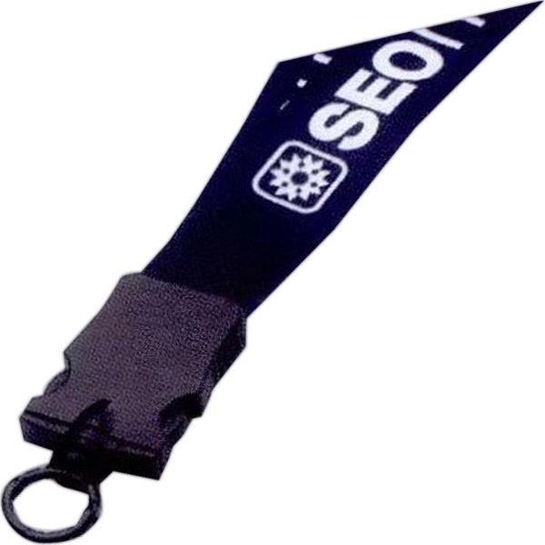 Multi Color color option for 1" Lanyard With Plastic Snap Buckle Release & O Ring