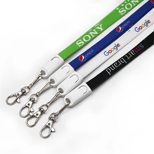 White color option for 2 In 1 Lanyard Charging Cable