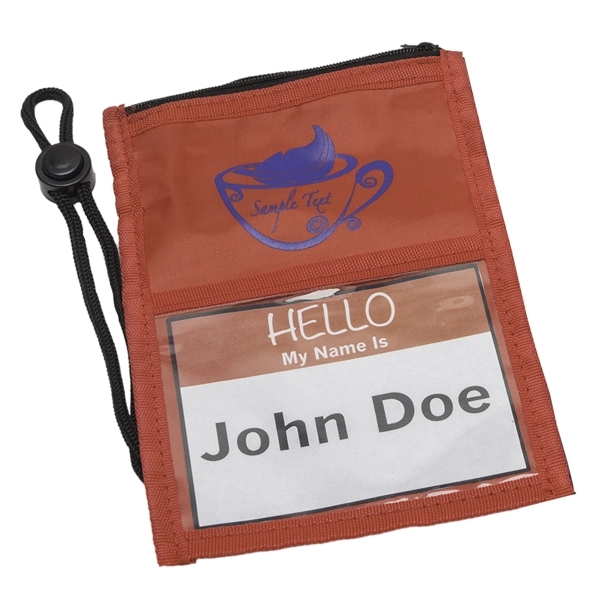 Red color option for Red Event Pouch W/ Top Zipper And Adjustable Cord