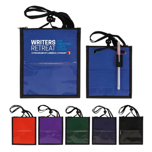 Photo of 600 Denier Polyester Trade Show Neck Wallets Badge Holder