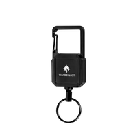 Badge Reel Keychain With Carabiner
