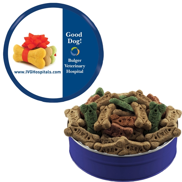 Blue color option for Grand Tin With Dog Bones
