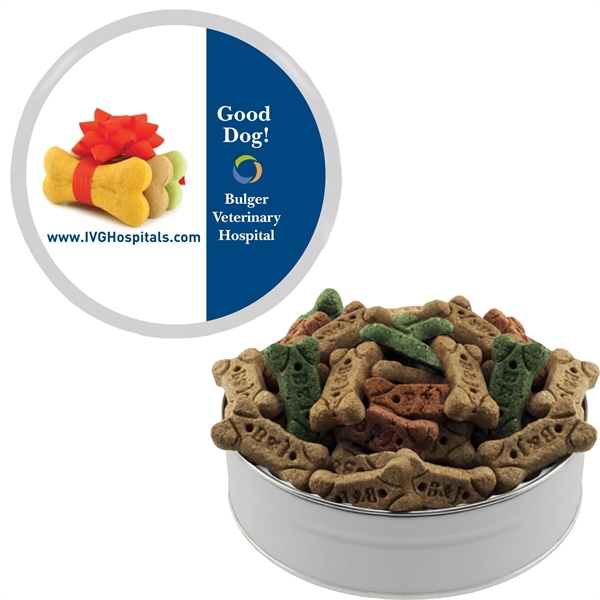 White color option for Grand Tin With Dog Bones
