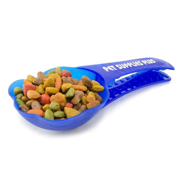 Translucent Blue color option for Dog Food Scoop N Clip