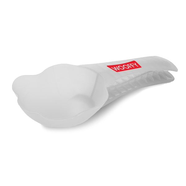 Translucent Frost color option for Dog Food Scoop N Clip
