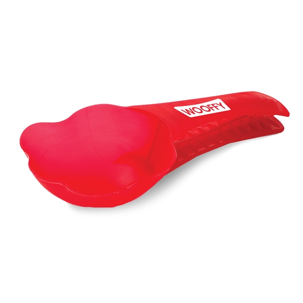 Translucent Red color option for Dog Food Scoop N Clip