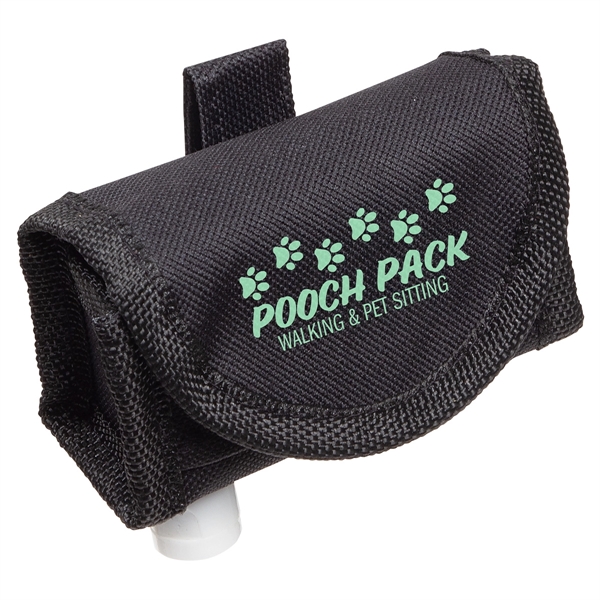 Medium Black color option for Pooch Pack Clean Up Kit Includes 0.5 Oz Sanitizer
