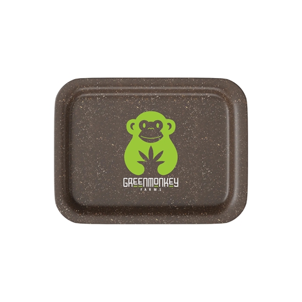 Brown color option for Biodegradable Hemp Rolling Tray Small