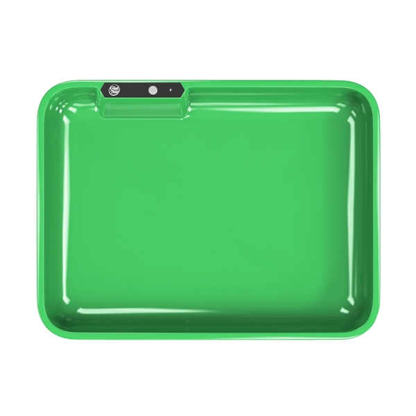 Green color option for Custom Led Glow Rolling Tray