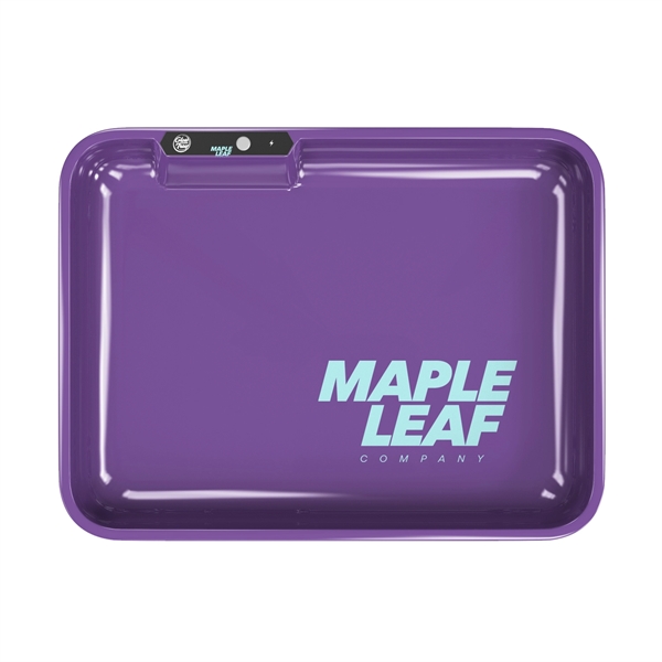 Purple color option for Custom Led Glow Rolling Tray
