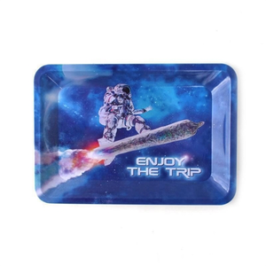Photo of 7"X5"X0.6" Metal Rolling Tray