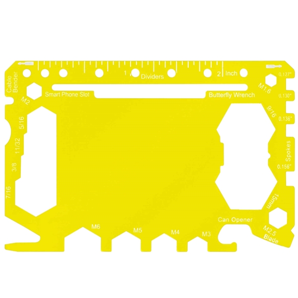 Yellow color option for Callisto Multi Function Survival Card Tool
