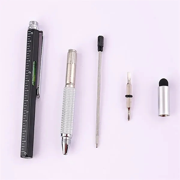Black color option for 6 In 1 Multifunctional Tech Tool Ballpoint Pen