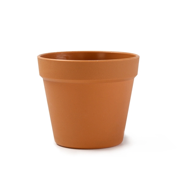 Orange color option for Mini Plastic Plant Pot