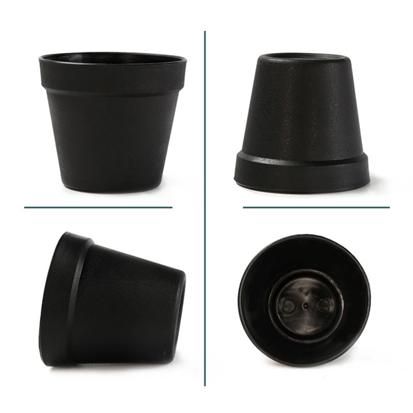 White color option for Mini Plastic Plant Pot
