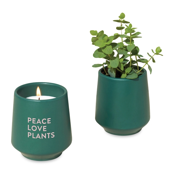 Dark Teal-Thyme color option for Modern Sprout® Rooted Candle