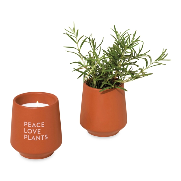 Sienna-Rosemary color option for Modern Sprout® Rooted Candle