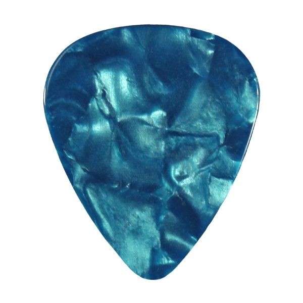 Aqua Pearl color option for Celluloid Guitar Picks