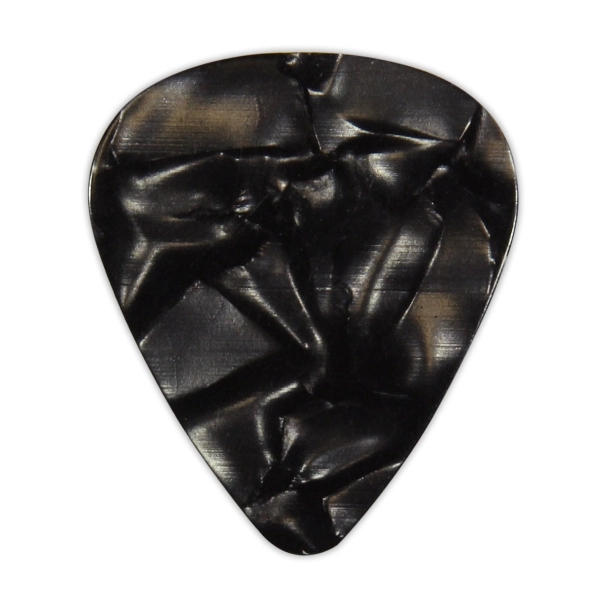Black Pearl color option for Celluloid Guitar Picks