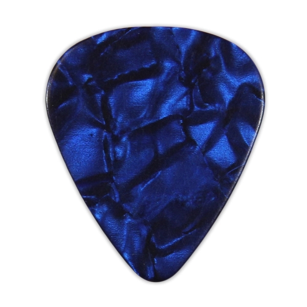 Blue Pearl color option for Celluloid Guitar Picks