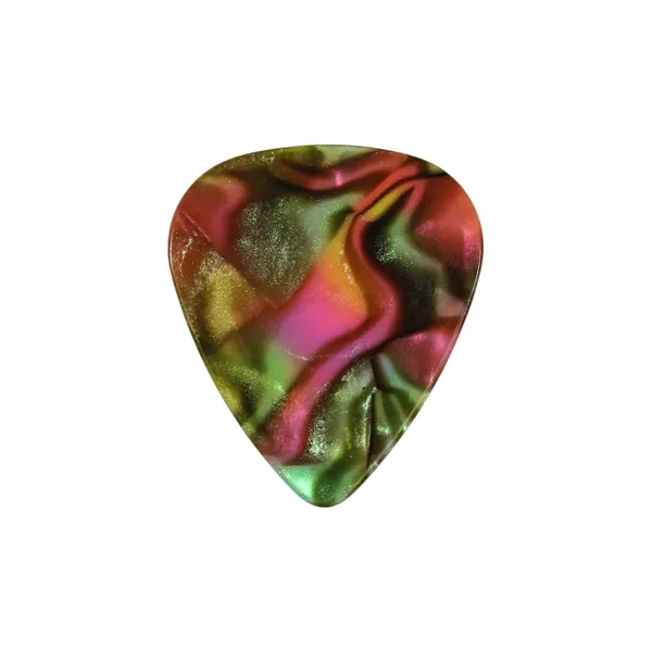 Pscyhedelic color option for Celluloid Guitar Picks