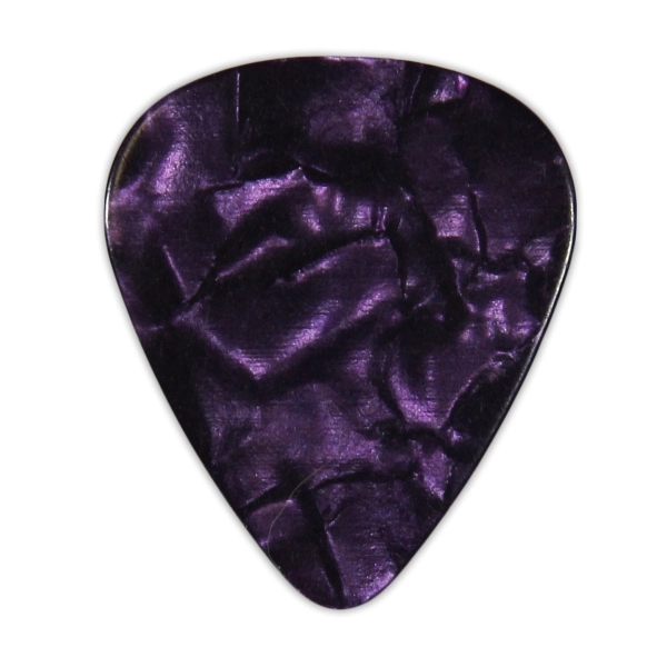 Purple Pearl color option for Celluloid Guitar Picks