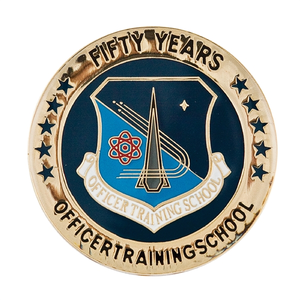 Photo of Brass Challenge Coin Gold Plating 2"