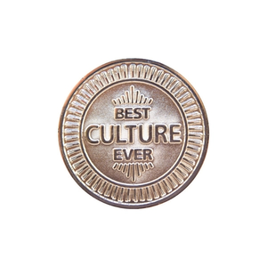 Photo of Zinc 1 1/2" Challenge Coin Nickel Plating