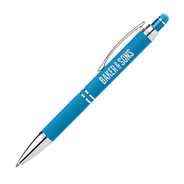 Light Blue-Silver color option for Phoenix Softy Brights Gel W/ Stylus   Laser