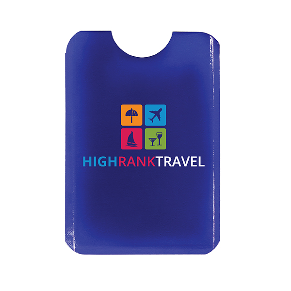 Blue color option for Rfid Card Holder, Full Color Digital