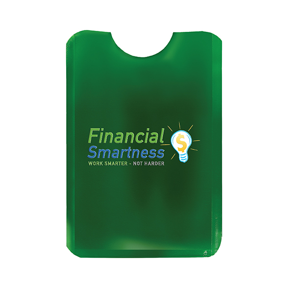 Green color option for Rfid Card Holder, Full Color Digital