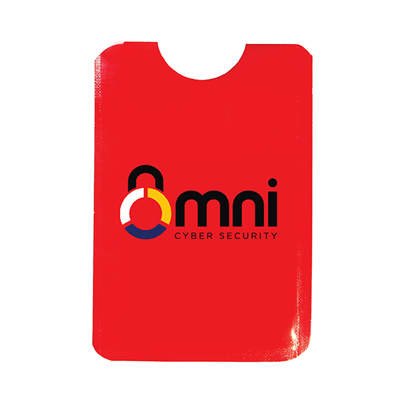 Red color option for Rfid Card Holder, Full Color Digital