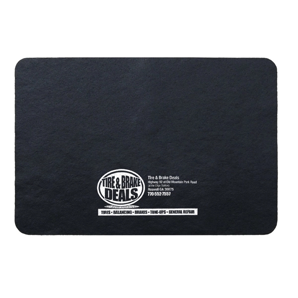 Black color option for Recycled Rubber Pet Mat