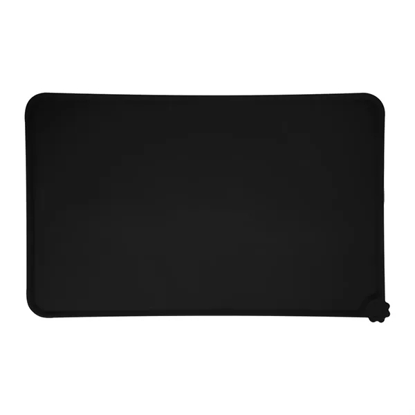 Black color option for Silicone Pet Food Place Mat