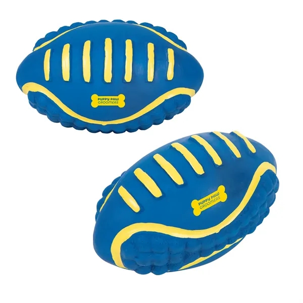 Medium Navy Blue color option for Football Dog Toy