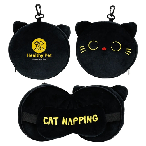 Main photo of Comfort Pals™ Cat 2 In 1 Pillow Sleep Mask