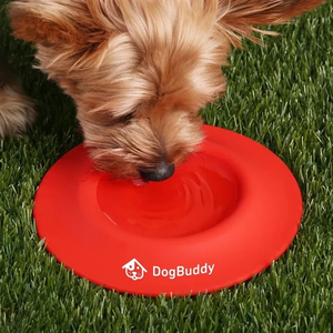 Photo of 2 In 1 Silicone Pet Flyer & Drinking Bowl