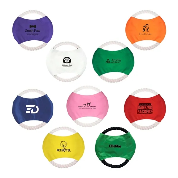 Red-White color option for Fido Flier Dog Rope Toy