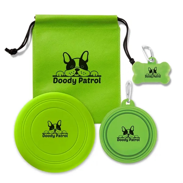 Green color option for Pet Play Kit In Pouch