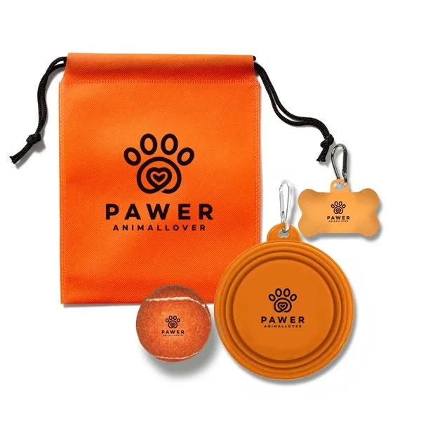 Orange color option for Pet Kit In Pouch